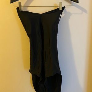 Aerie Black Long One Piece Sz L